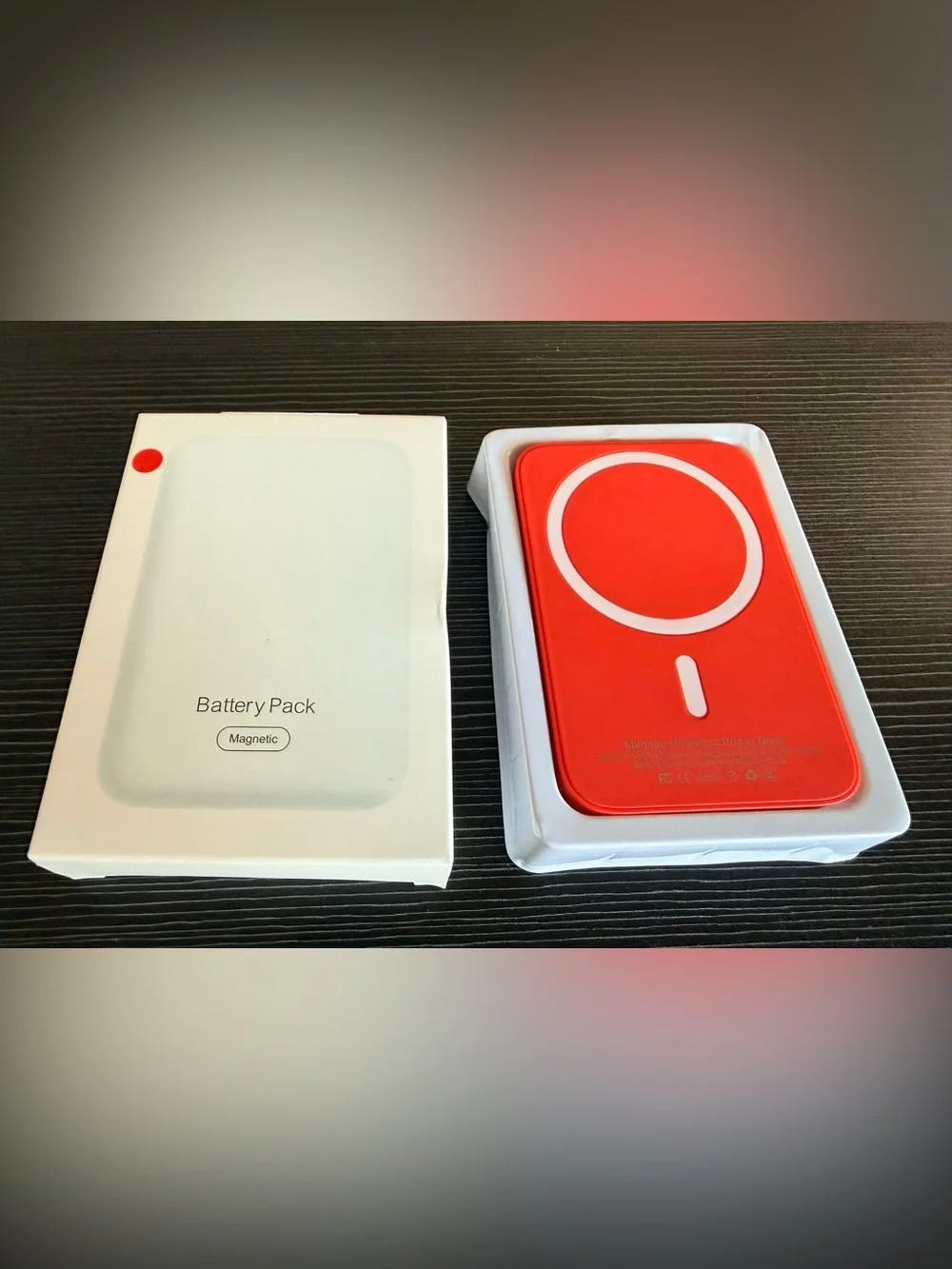 Magnetic Battery Pack - White